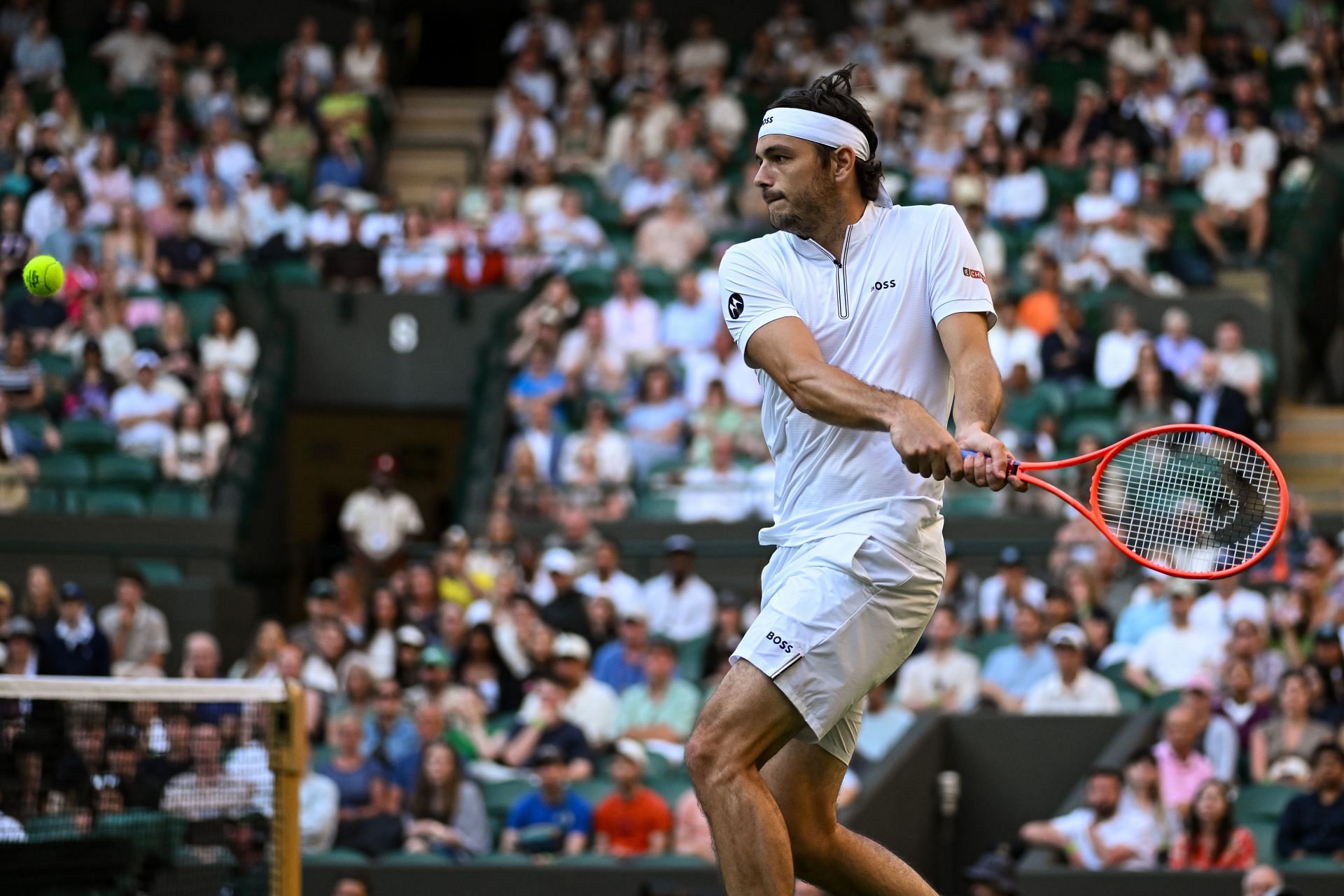 Taylor Fritz at Wimbledon 2025. (Photo: Getty)